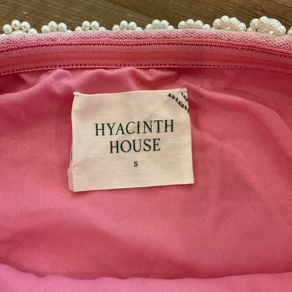 Hyacinth House by Tuckernuck Pink Pearl Halter Mini Dress - Picture 5 of 7